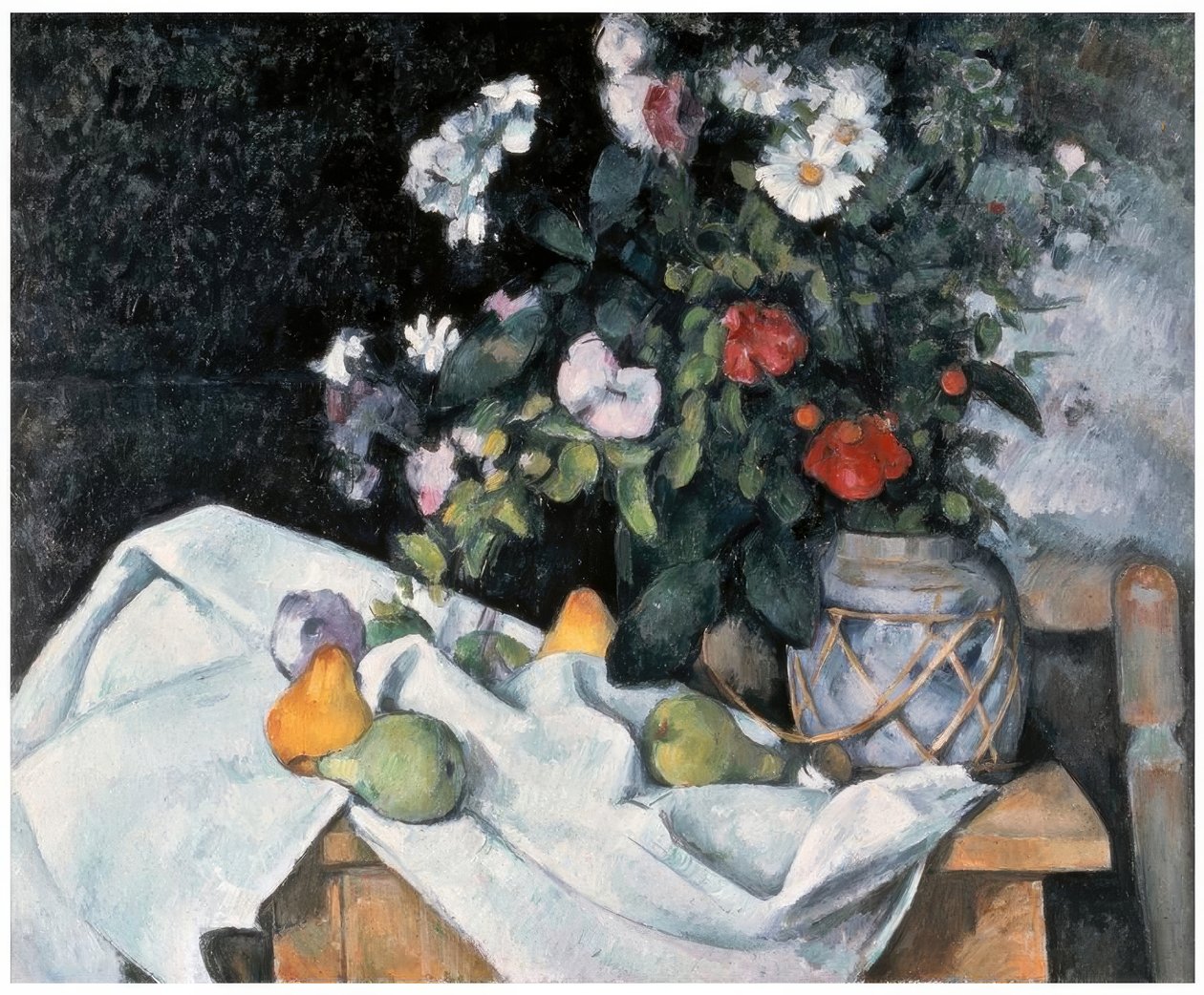 Flores e frutos de Paul Cézanne