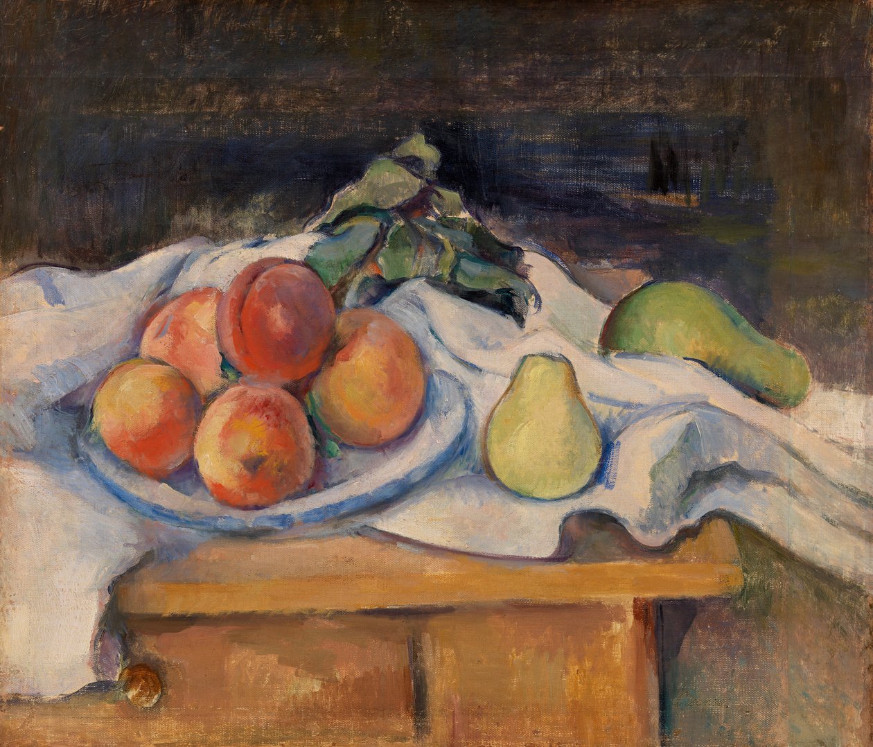 Frutas em uma mesa, 1890-93 de Paul Cézanne