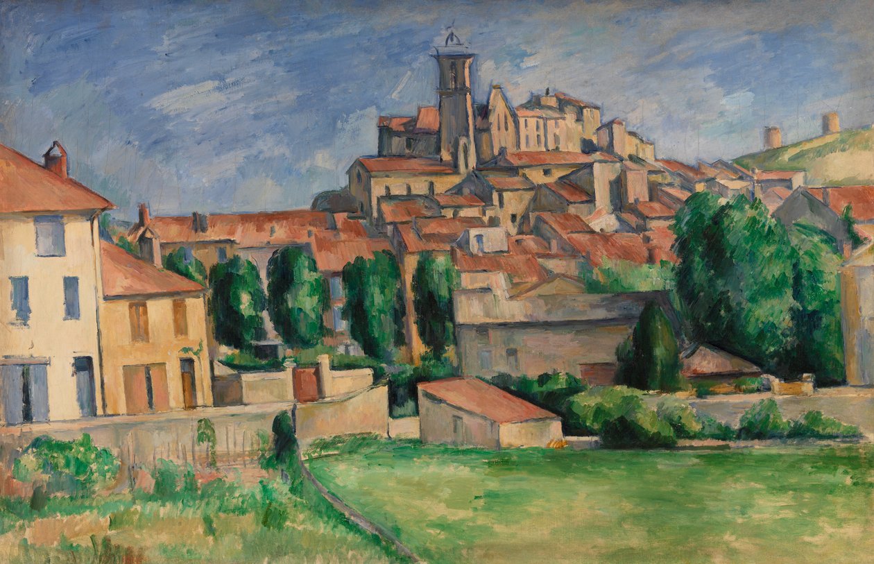 Gardanne (Visão Horizontal) c.1885 de Paul Cézanne