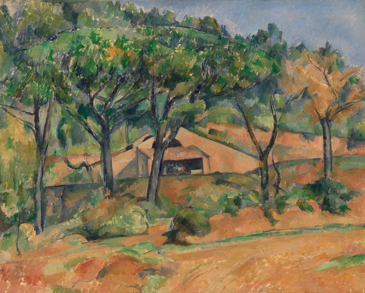 Casa em Provence, c.1890 de Paul Cézanne
