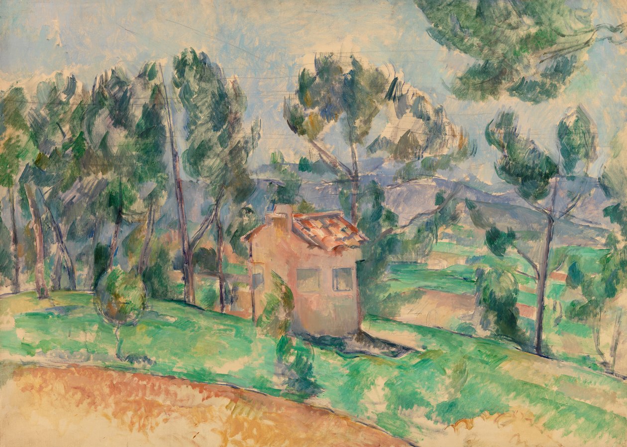 Cabine de Caça em Provença, 1888-90 de Paul Cézanne