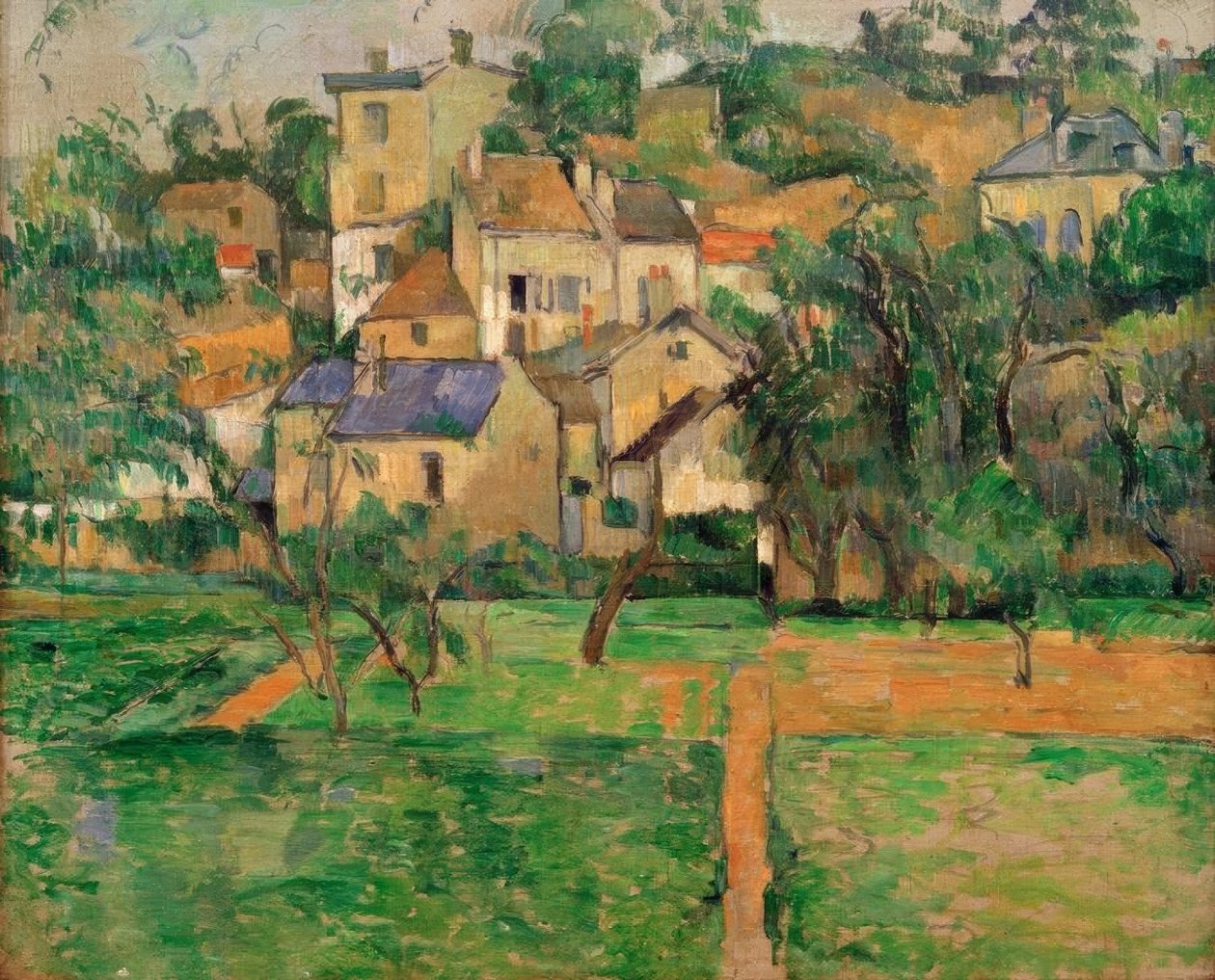 The Hermitage, Pontoise de Paul Cézanne