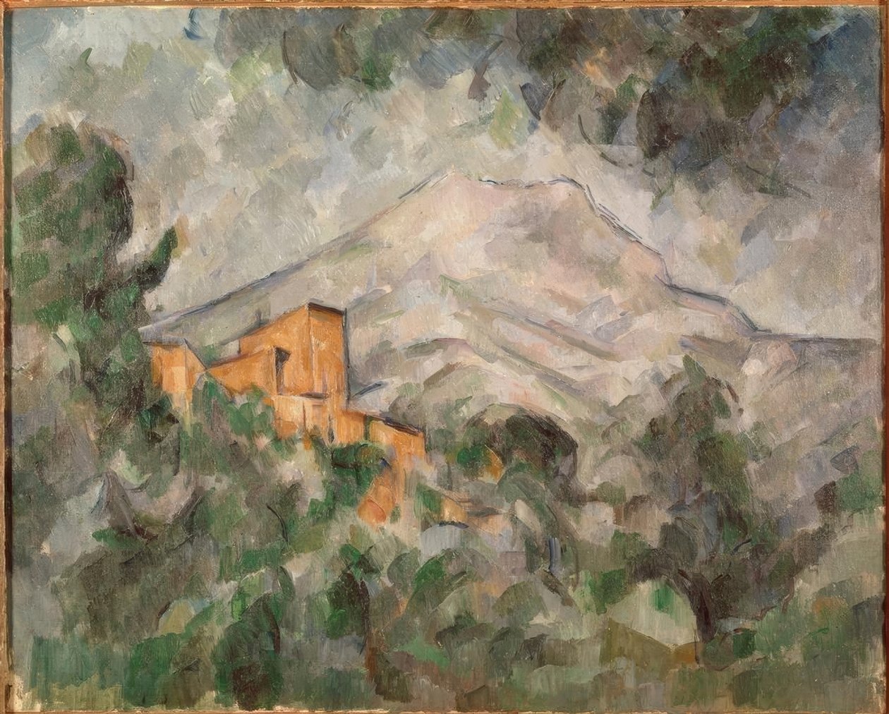 Montanha Sainte-Victoire e o Castelo Negro de Paul Cézanne