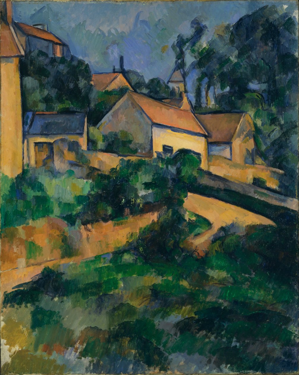 A rota rotativa em Montgeroult de Paul Cézanne