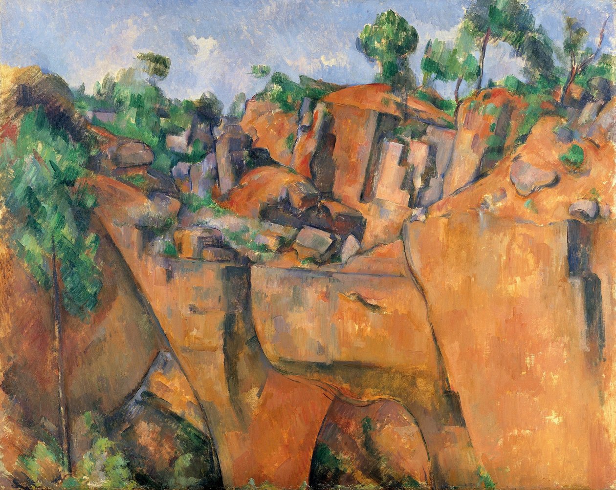 A carreira de Bibémus de Paul Cézanne