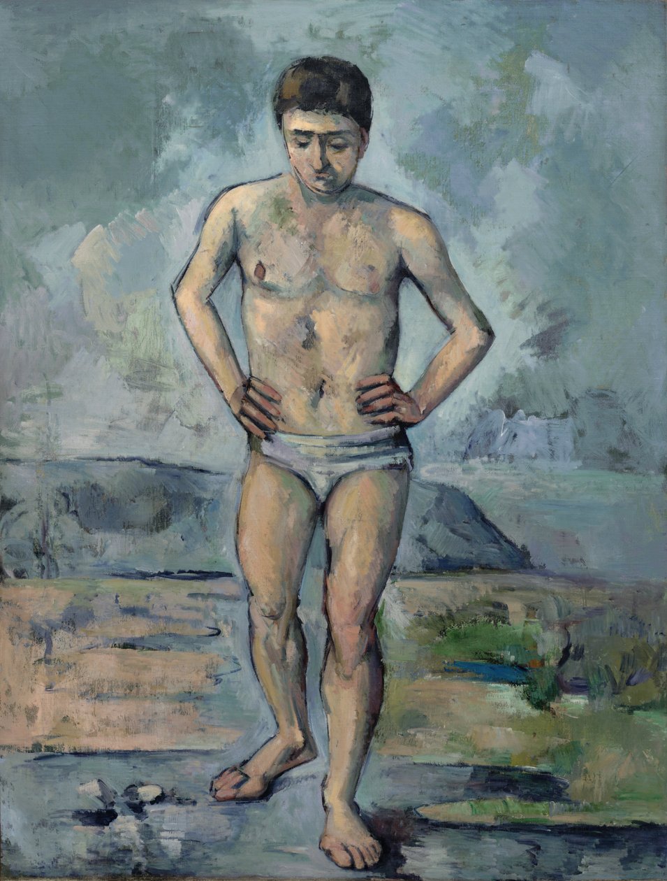 O grande banhista de Paul Cézanne