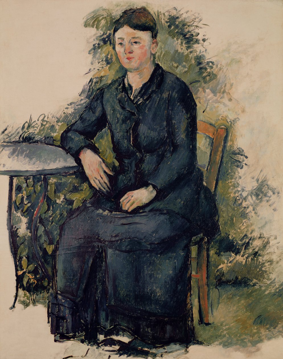 Madame Cézanne no Jardim, 1880-82 de Paul Cézanne