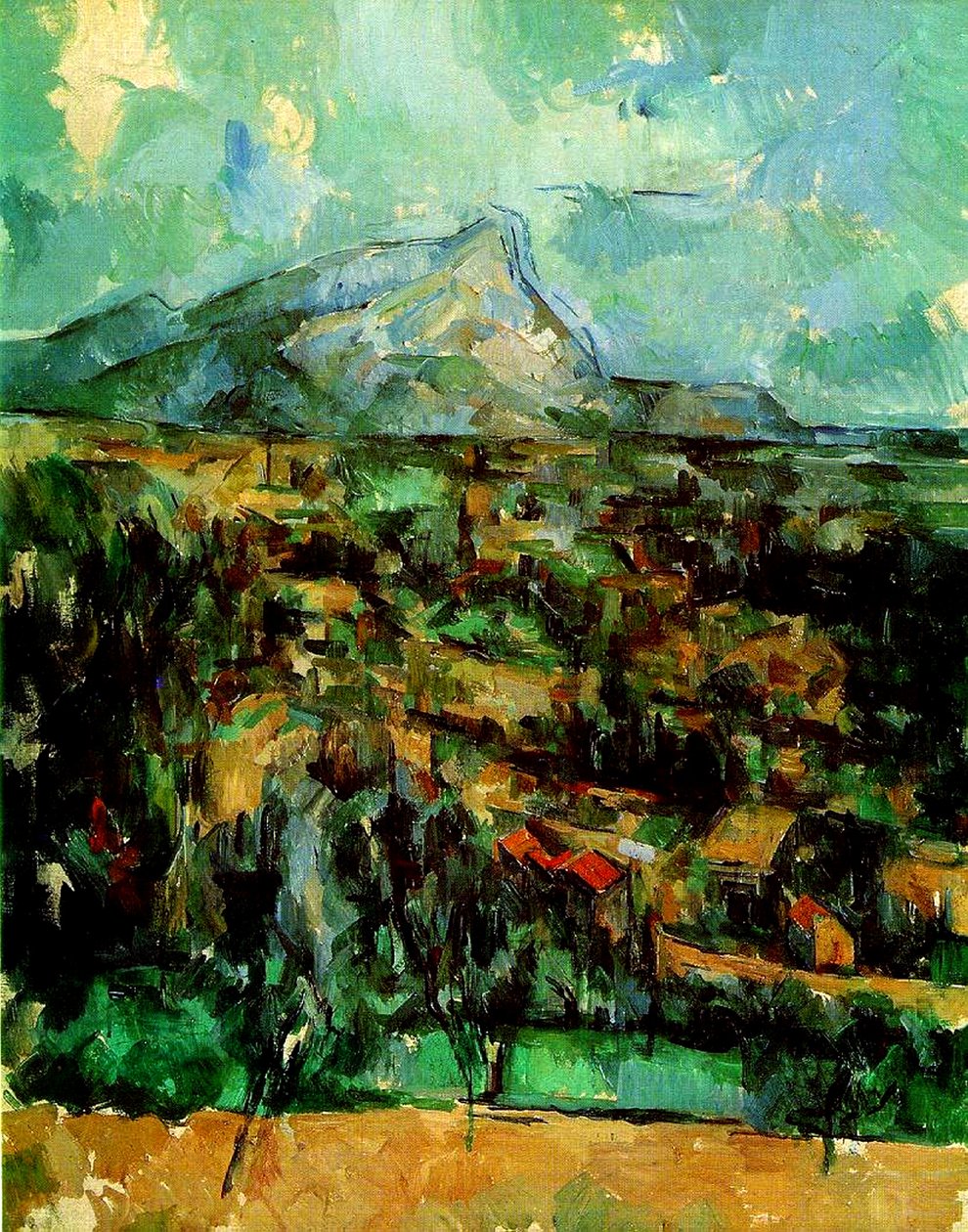 Mont Sainte Victoire, c.1902 de Paul Cézanne