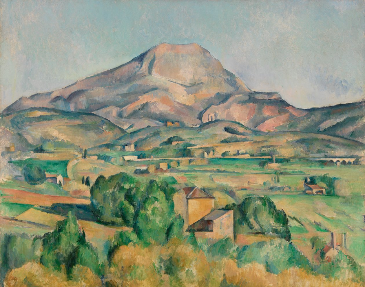 Mont Sainte-Victoire, 1892-95 de Paul Cézanne
