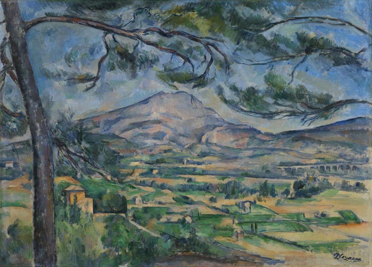 Montagne Sainte-Victoire, c.1887 de Paul Cézanne