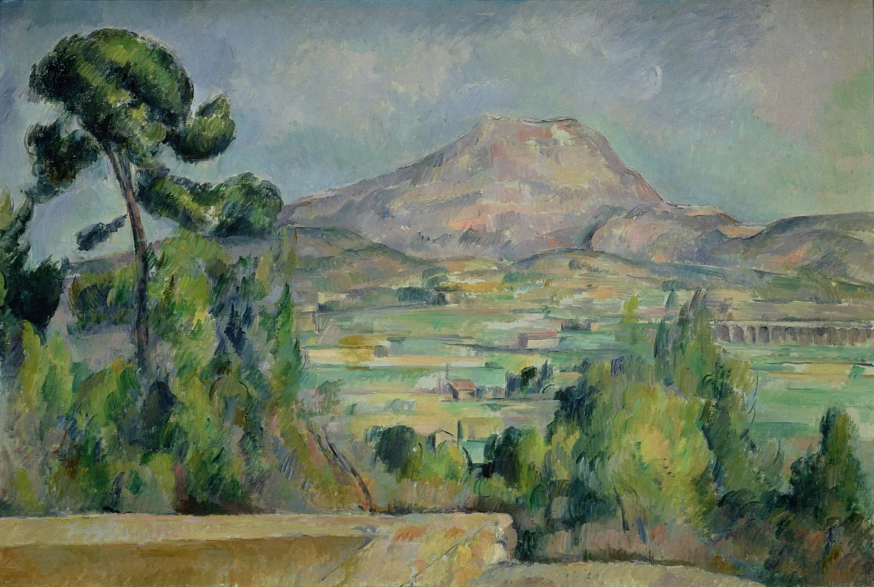 Montagne Sainte-Victoire, c.1887-90 de Paul Cézanne
