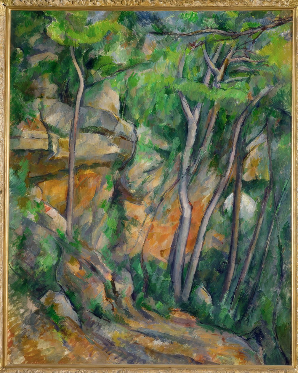 P.Cézanne, Parque do Castelo Negro de Paul Cézanne