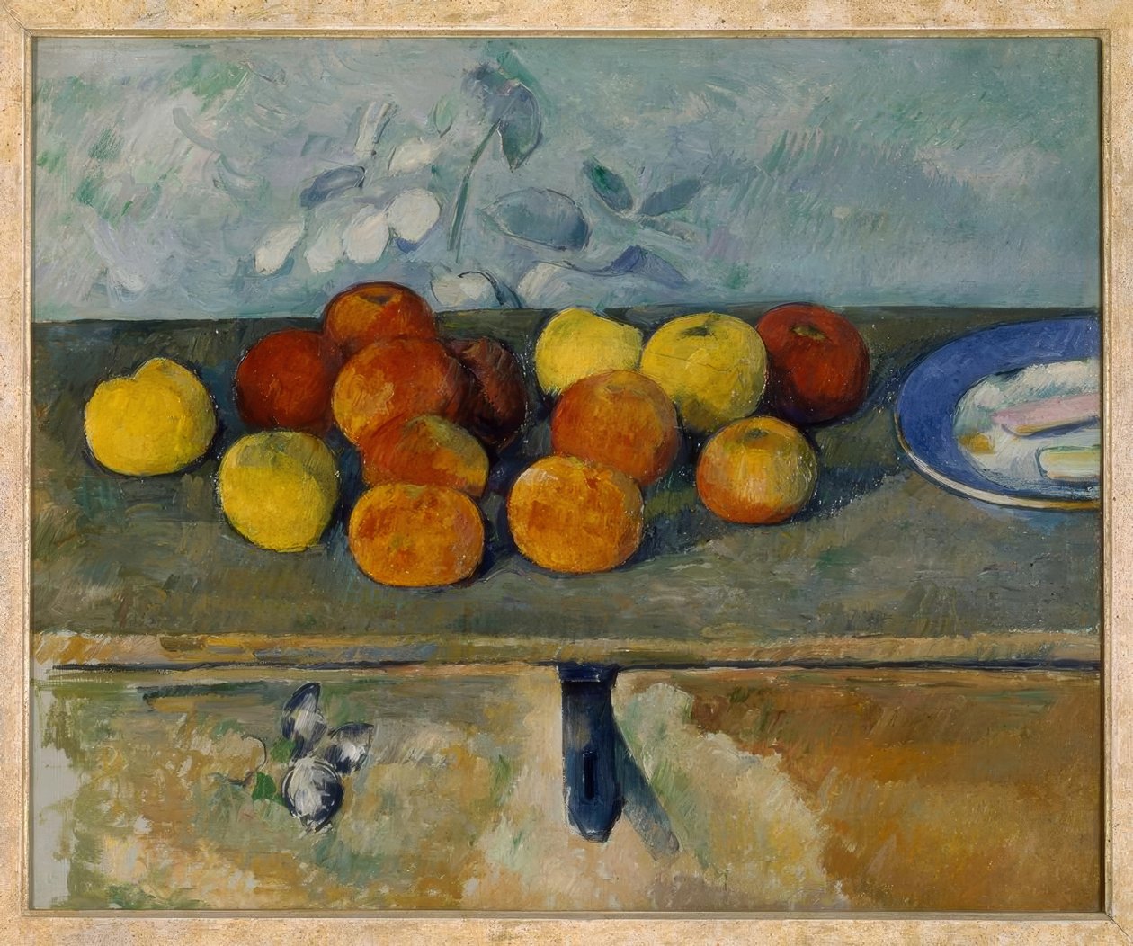 Maçãs e biscoitos de Paul Cézanne