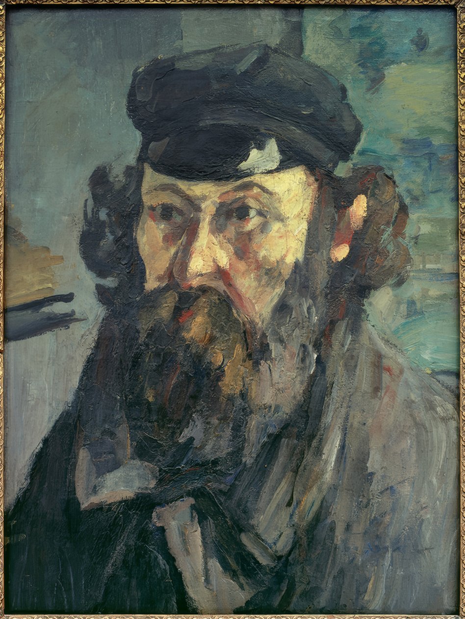 Retrato de Cézanne na tampa de Paul Cézanne