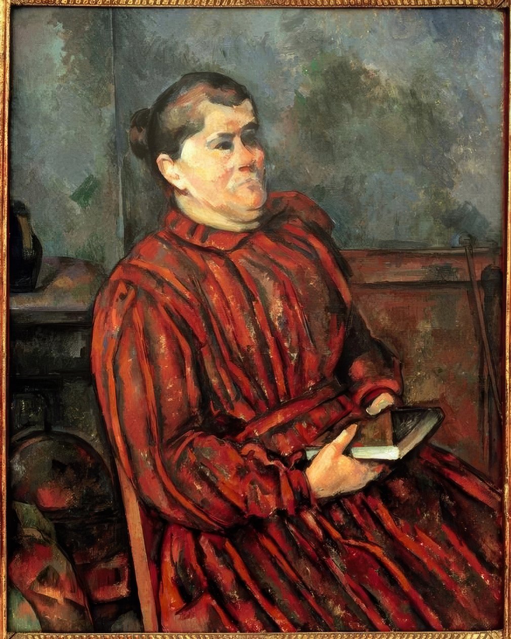 Retrato de uma mulher de Paul Cézanne