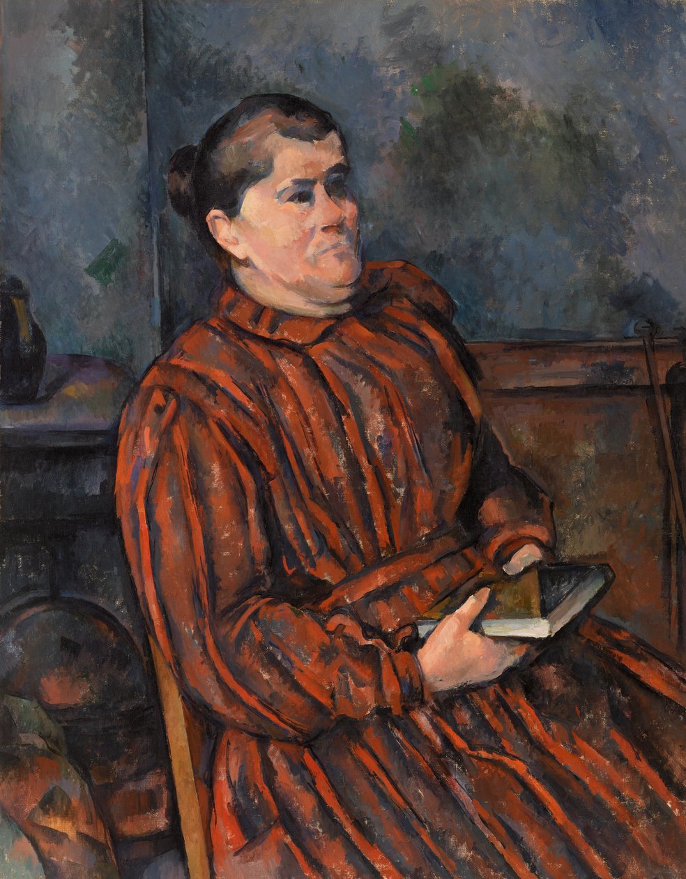 Retrato de uma mulher, c.1898 de Paul Cézanne