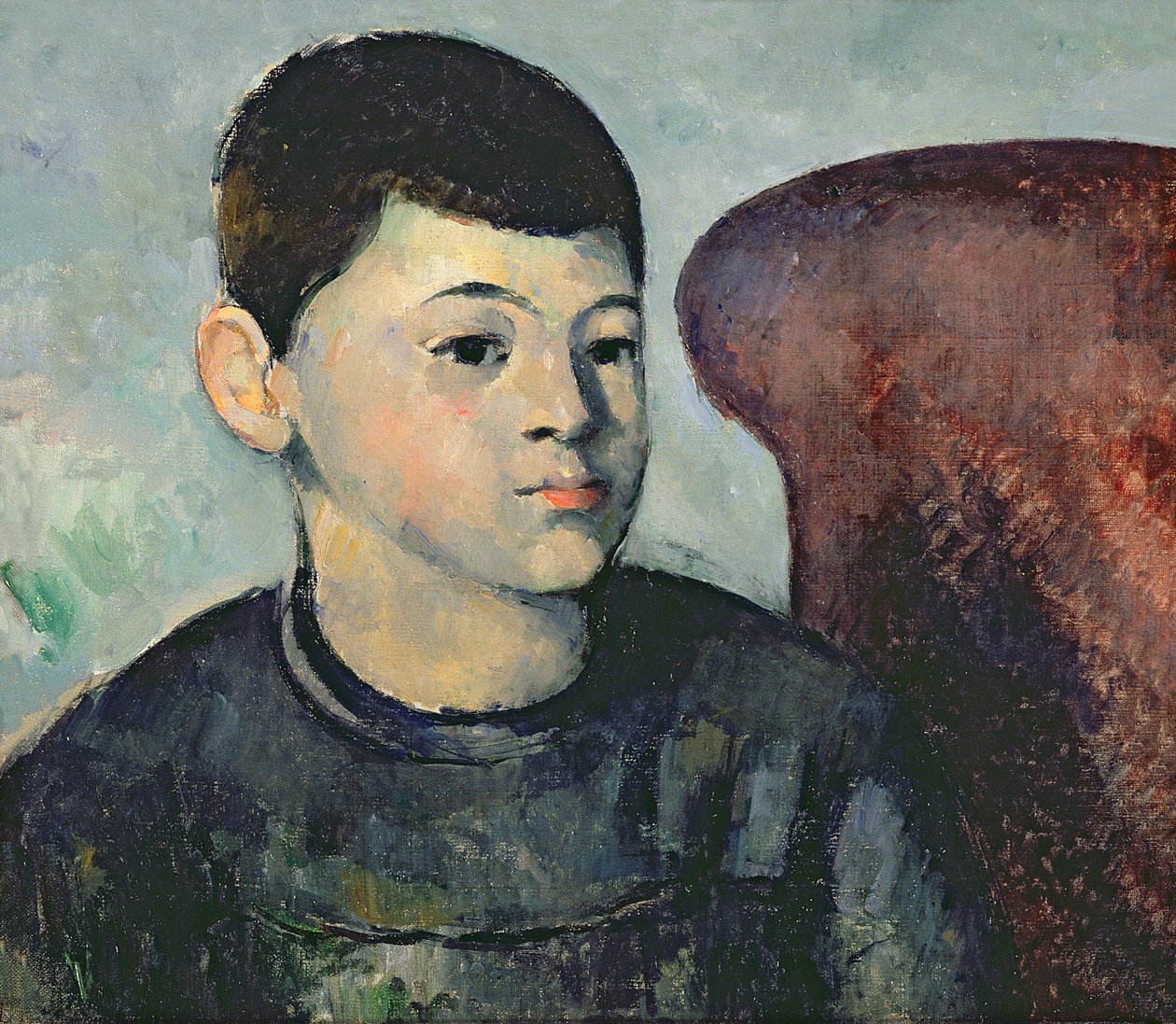 Retrato do filho do artista, 1881-82 (veja também 287554) de Paul Cézanne
