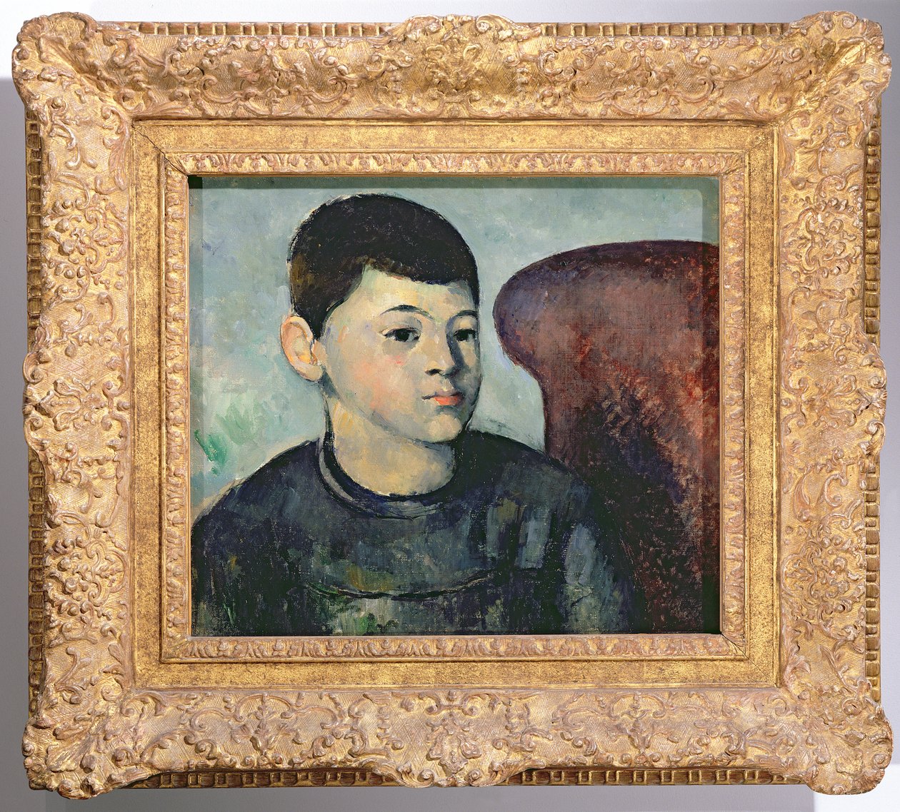 Retrato do filho do artista, 1881-82 (veja também 394902) de Paul Cézanne