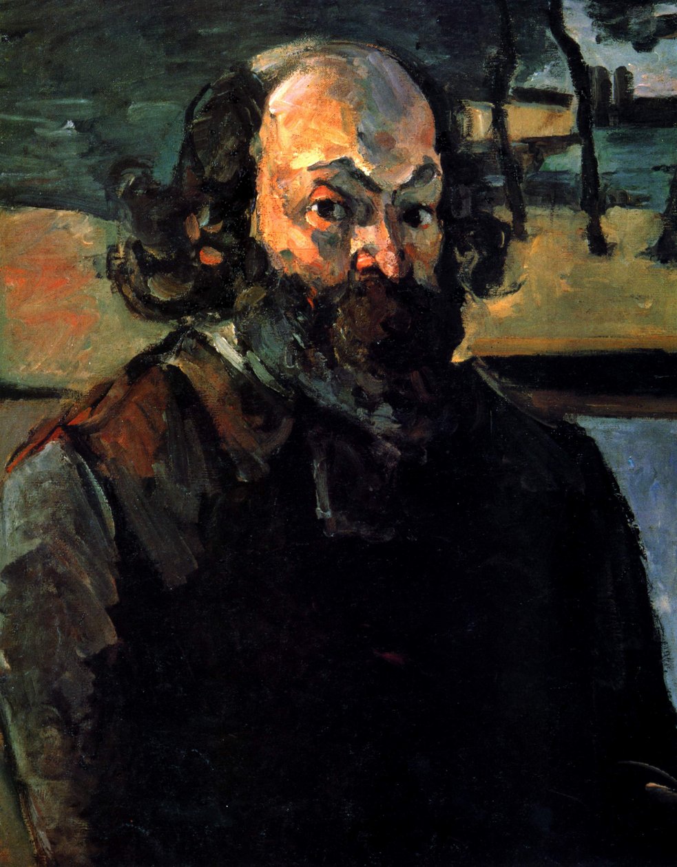 Auto-retrato de Paul Cézanne