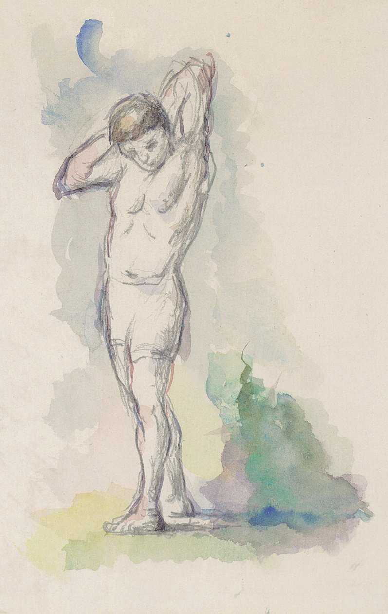 Banhista em pé de Paul Cézanne