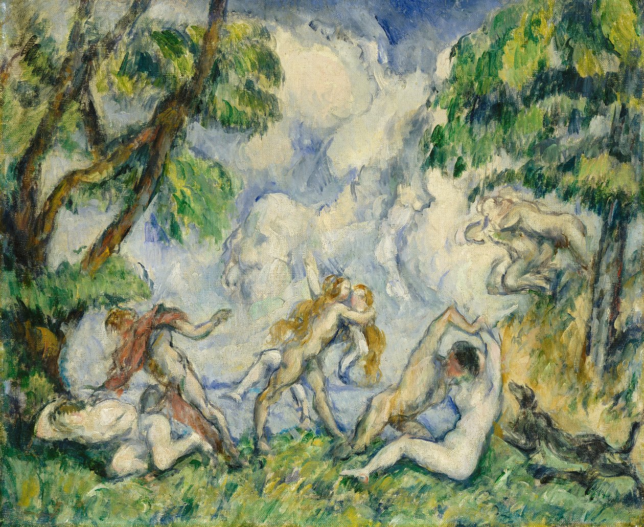 A Batalha do Amor, c. 1880 de Paul Cézanne