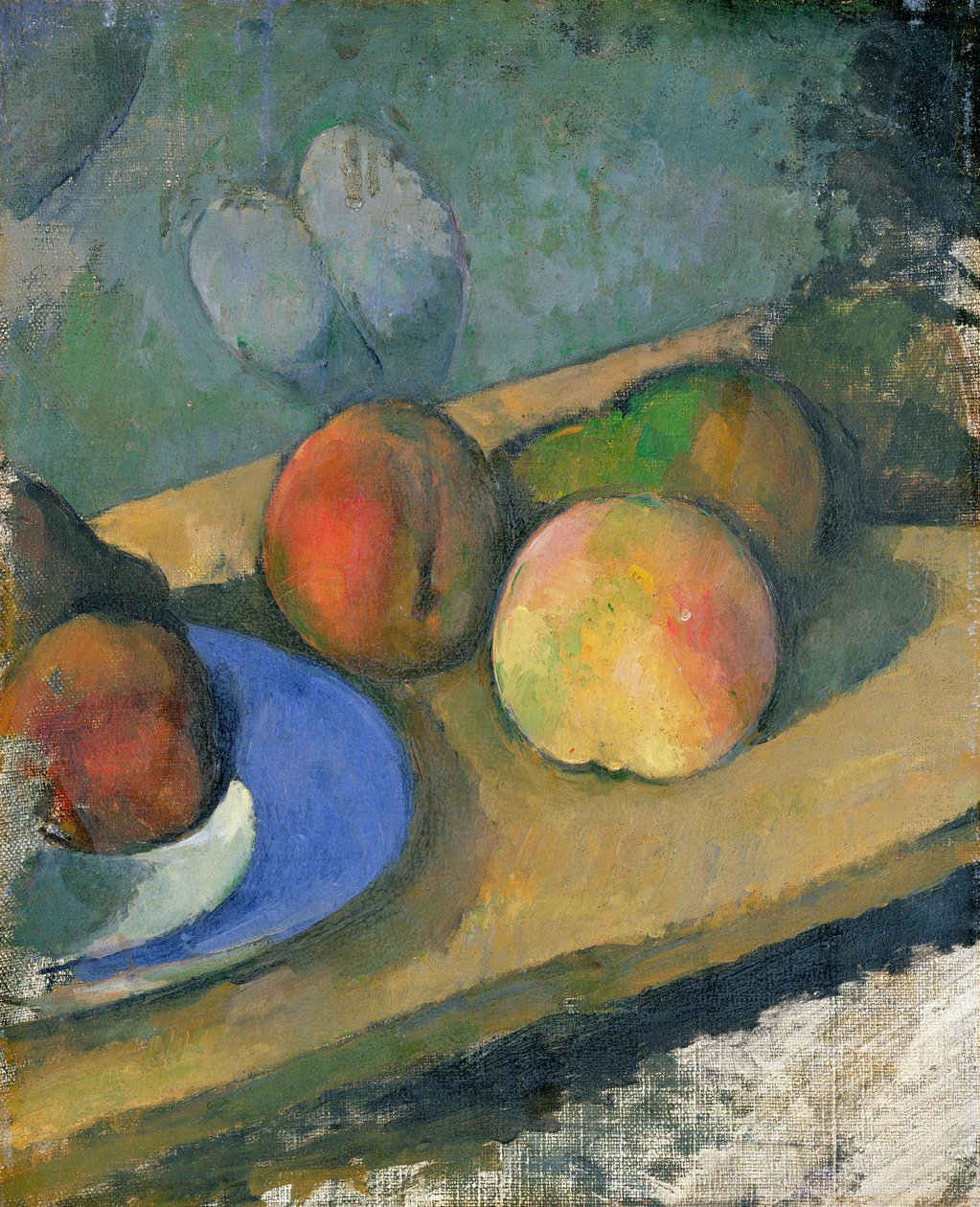 A placa azul, 1879-82 de Paul Cézanne