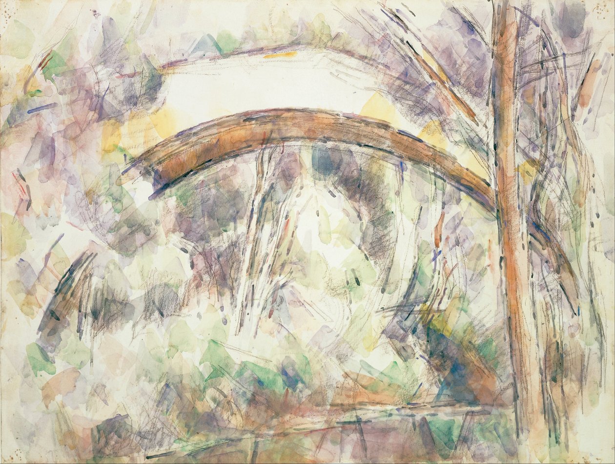 A ponte de Trois-Sautets de Paul Cézanne