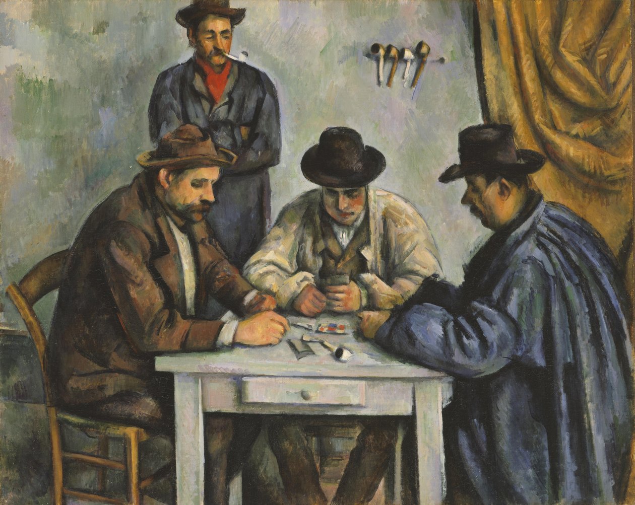 Os jogadores de cartas de Paul Cézanne