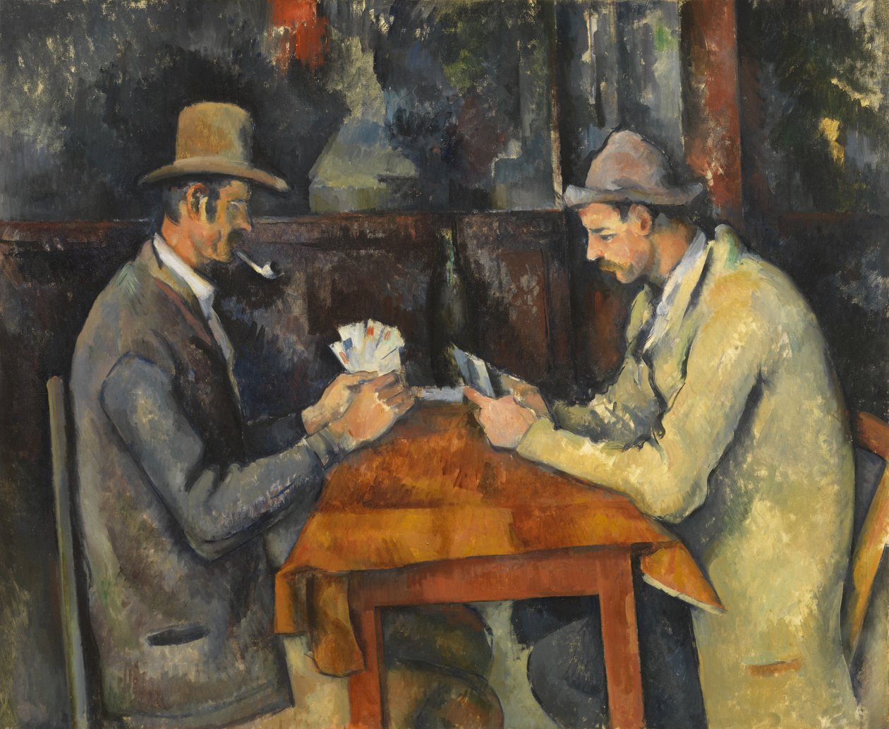 Os jogadores de cartas, 1893-6 de Paul Cézanne