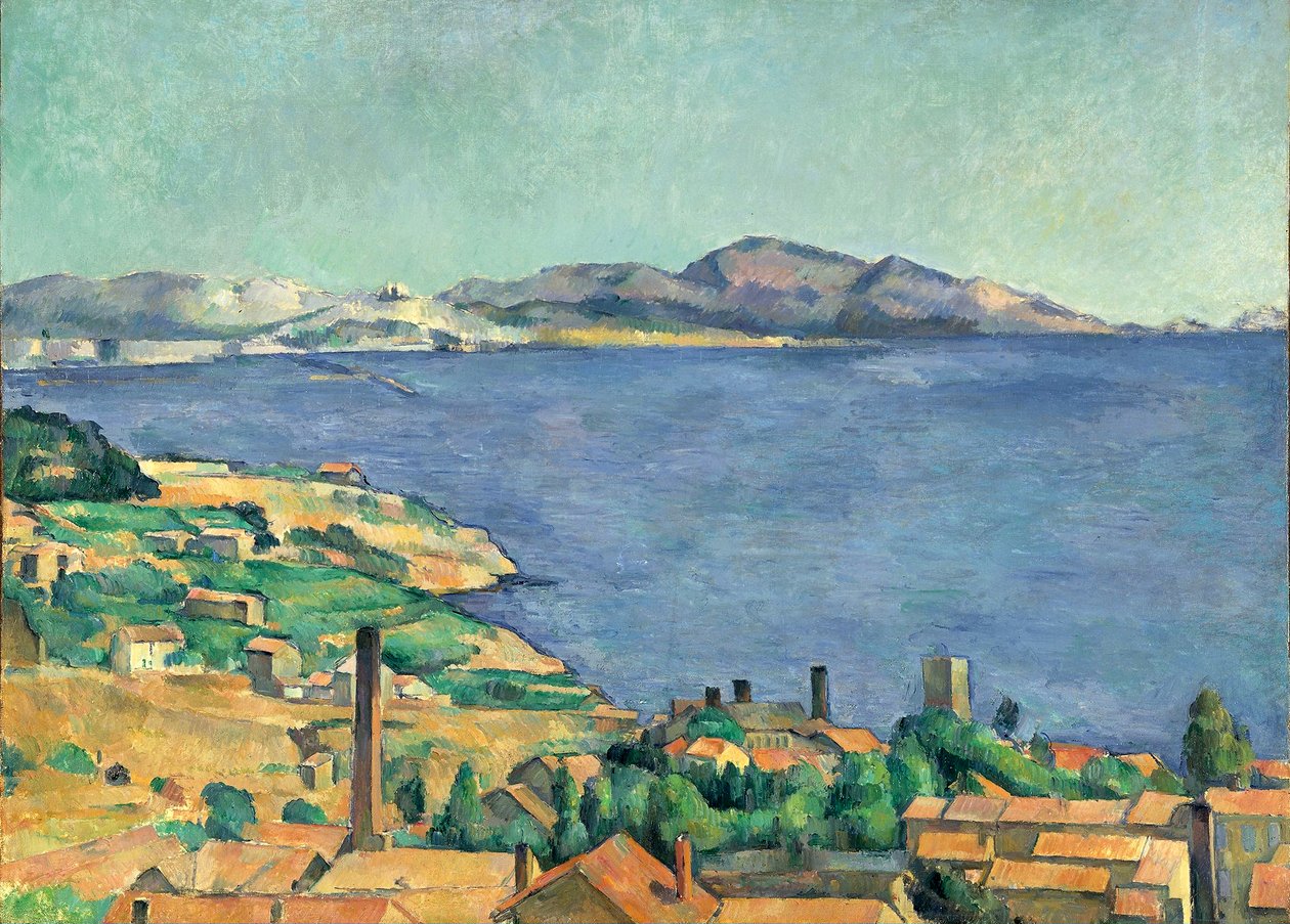 O Golfo de Marselha Visto da LEstaque de Paul Cézanne