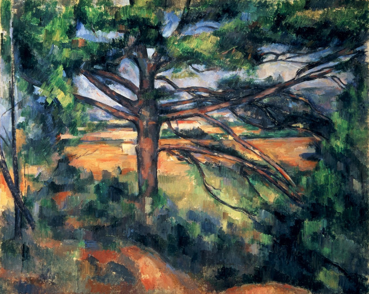 O Grande Pinho, 1895-97 de Paul Cézanne