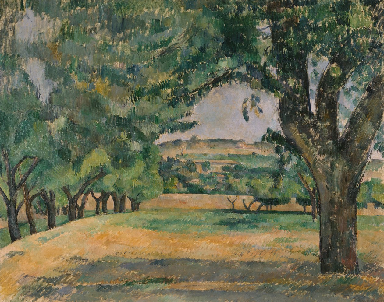 O bairro de Jas de Bouffan de Paul Cézanne