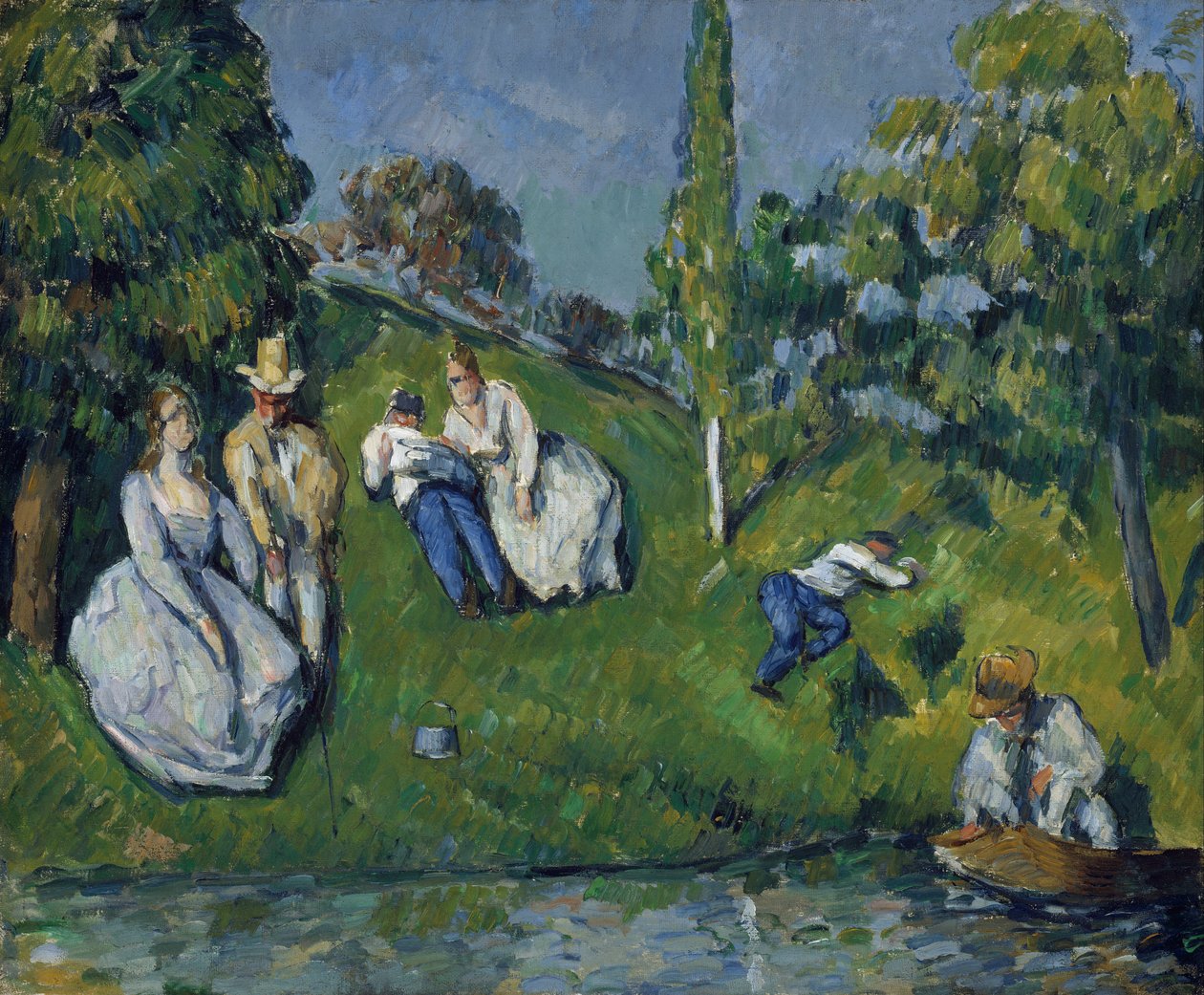 A lagoa de Paul Cézanne