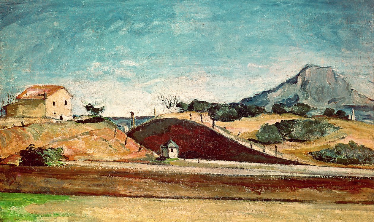 O corte ferroviário, c.1870 de Paul Cézanne
