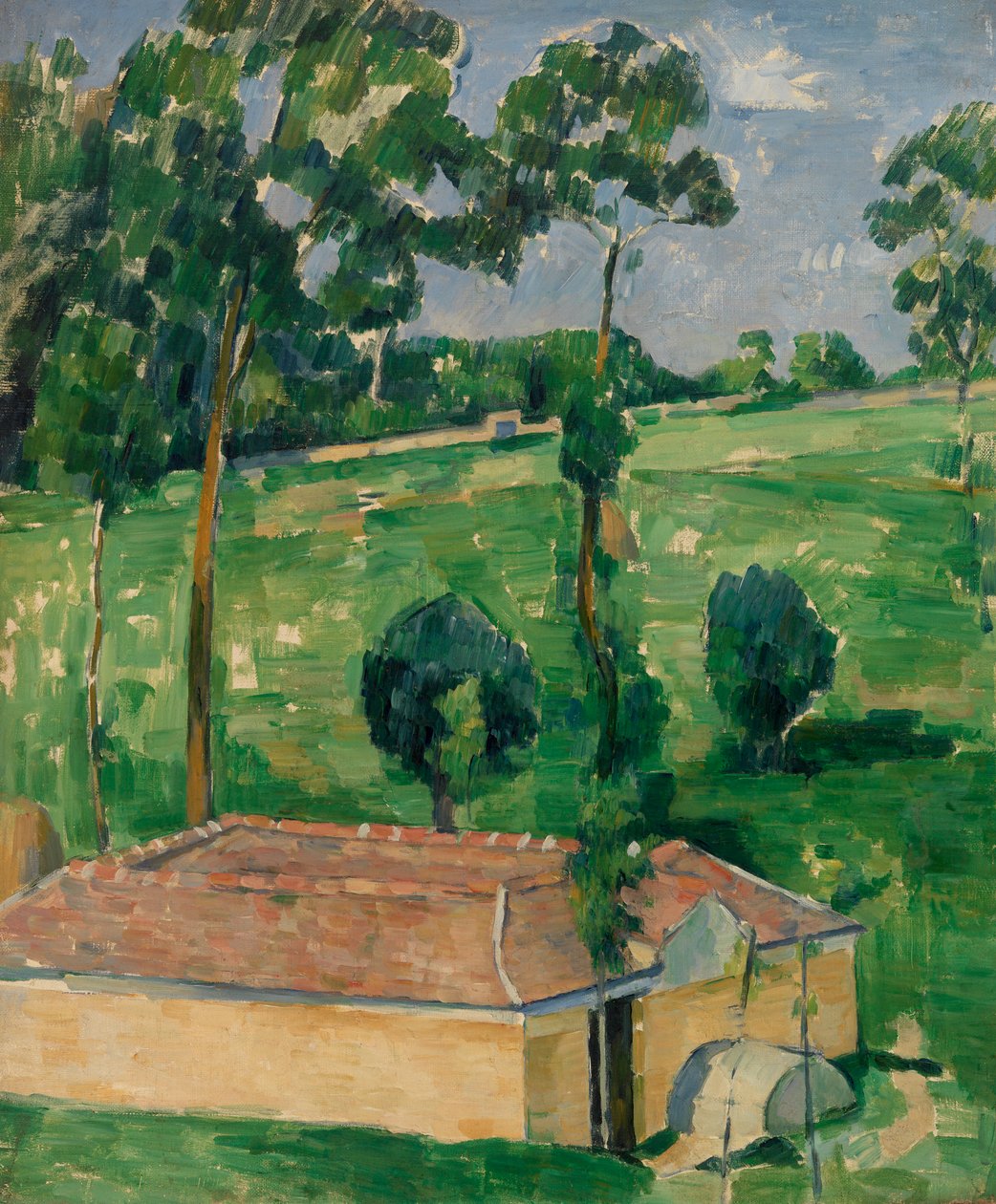 The Spring House de Paul Cézanne