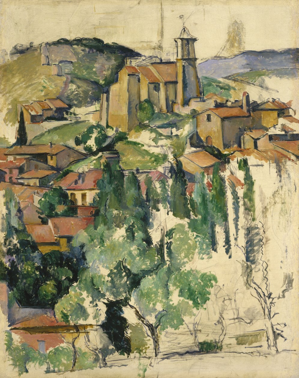 A aldeia de Gardanne de Paul Cézanne