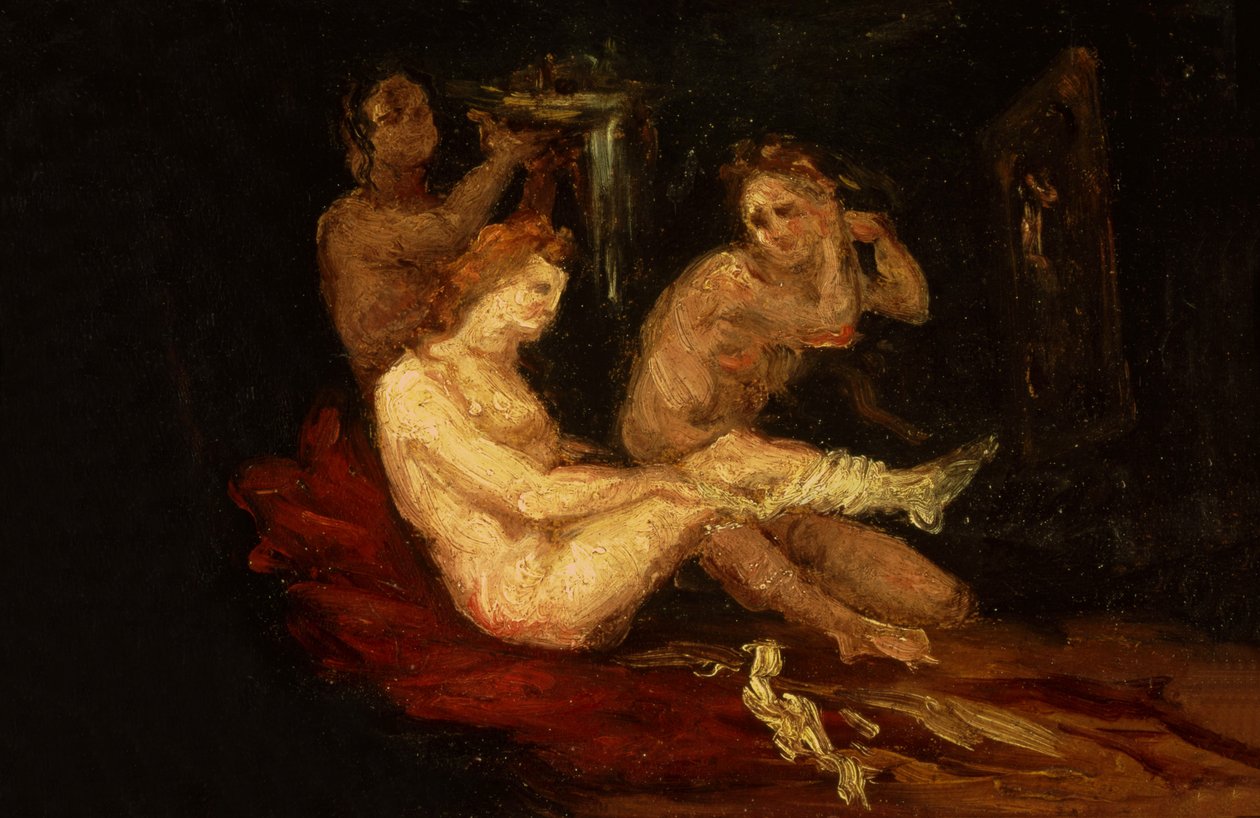 Três mulheres de Paul Cézanne