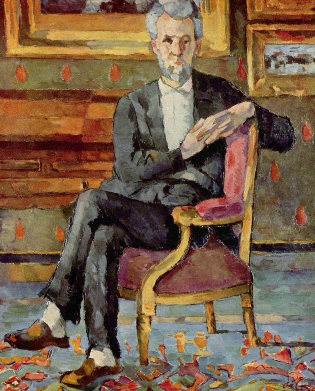 Victor Chocquet Sentado de Paul Cézanne