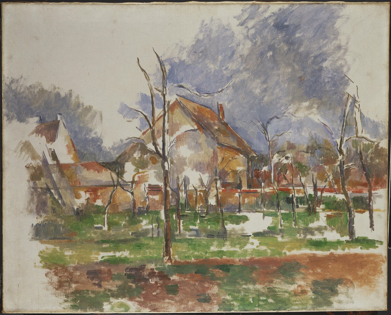 Paisagem De Inverno, Giverny de Paul Cézanne
