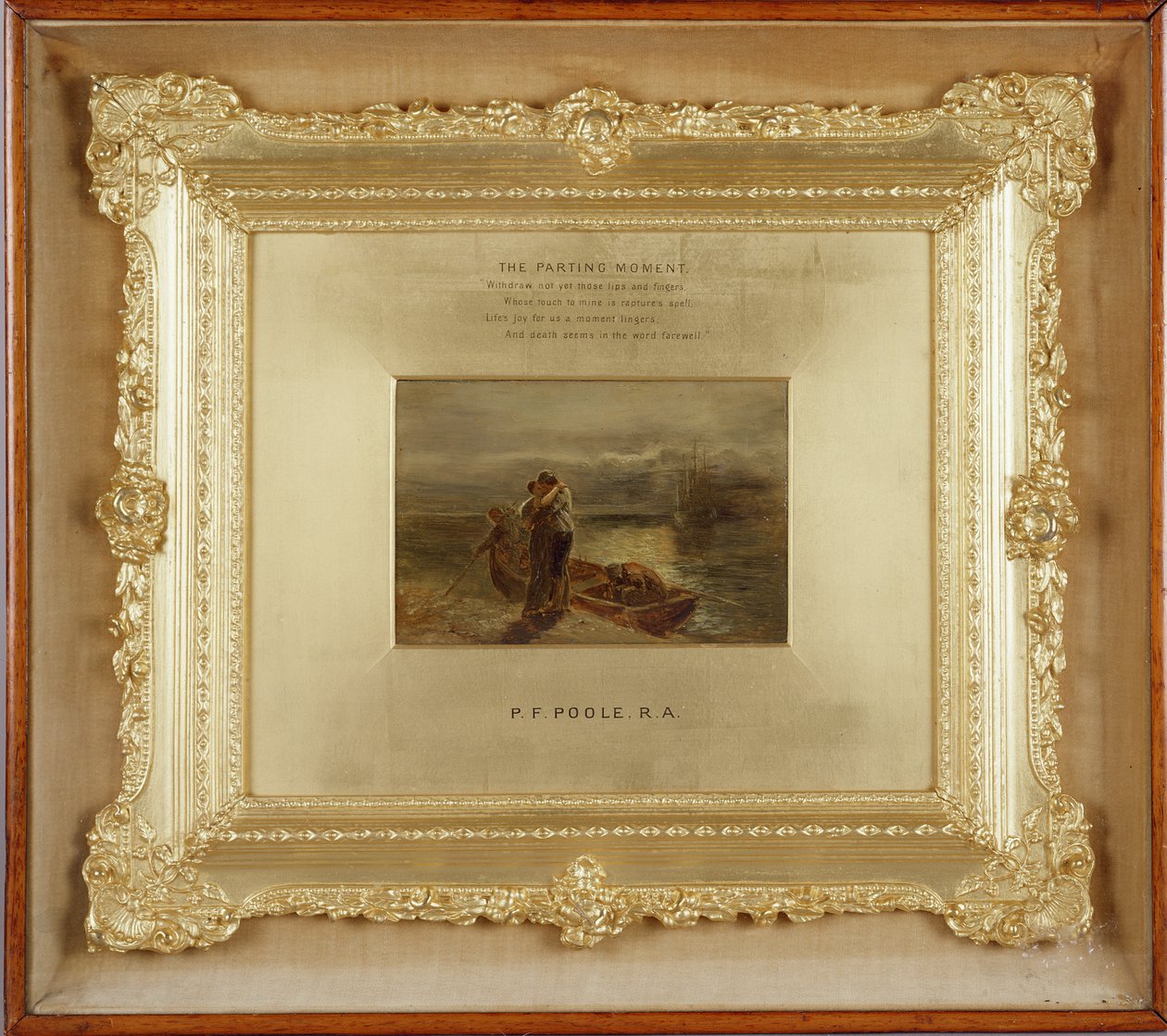 O momento da partida, 1856 de Paul Falconer Poole