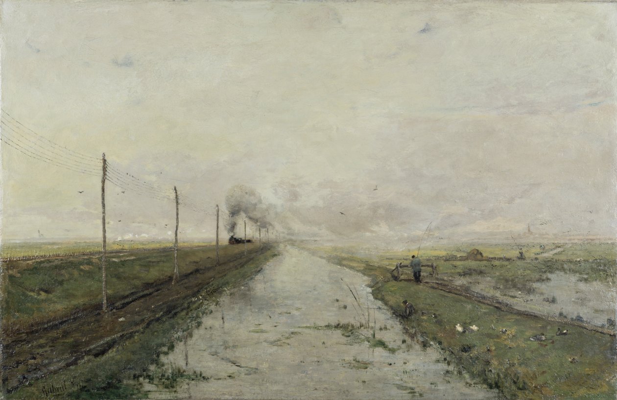 Paisagem com um trem de Paul Joseph Constantin Gabriel