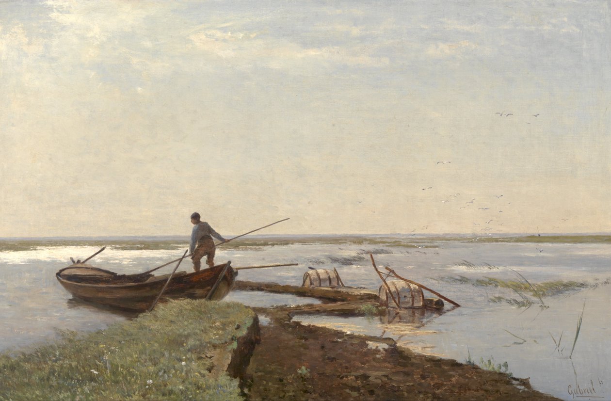 Paisagem Polder (no Kamperpolder) de Paul Joseph Constantin Gabriel