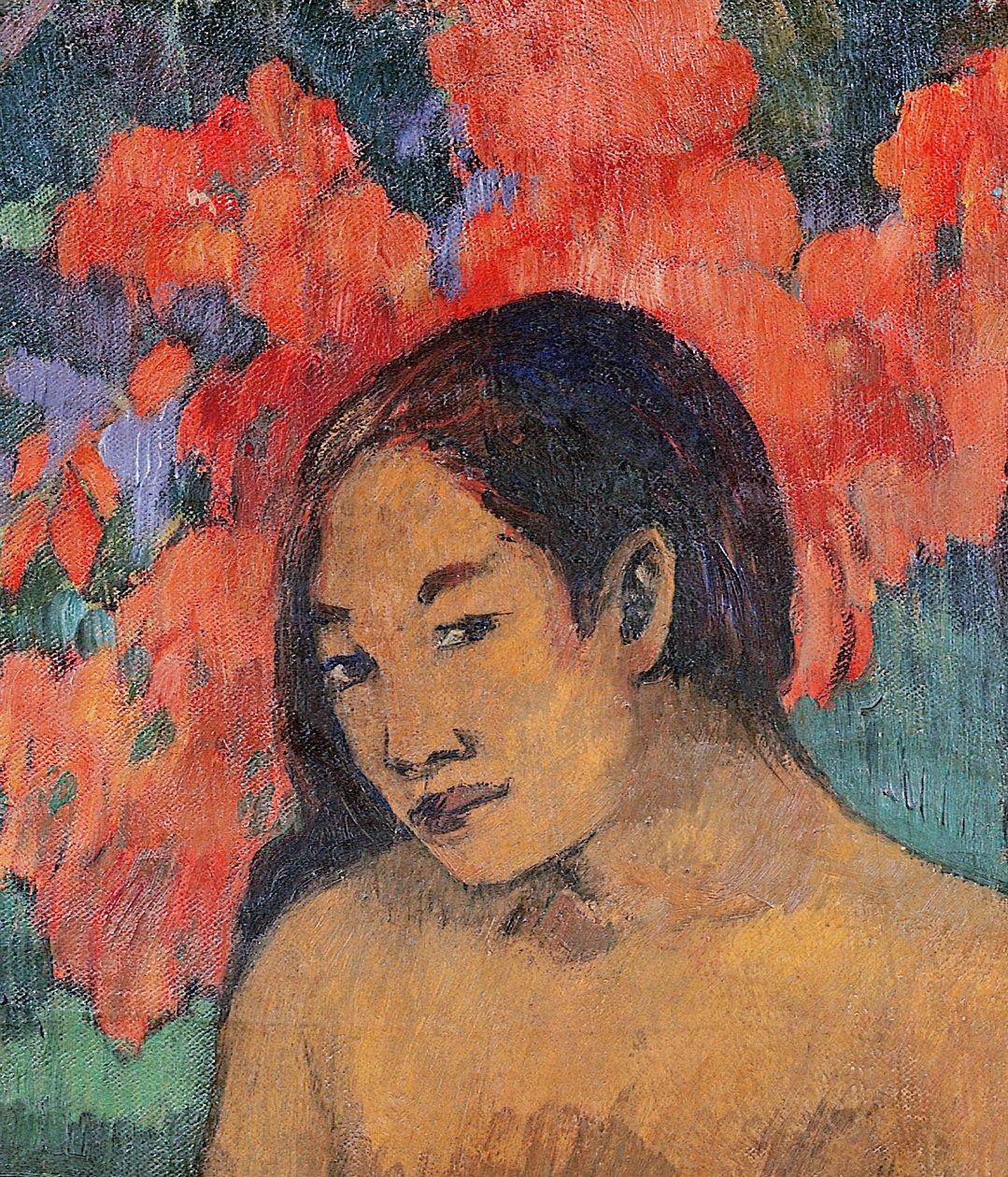 E o ouro de seus corpos, 1901 (detalhe de 42678) de Paul Gauguin