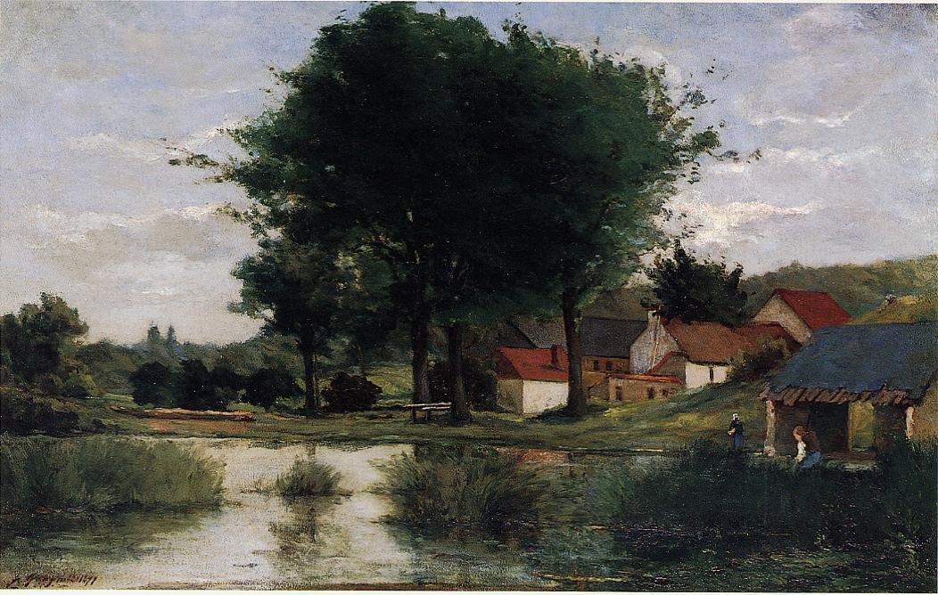 Paisagem de outono de Paul Gauguin