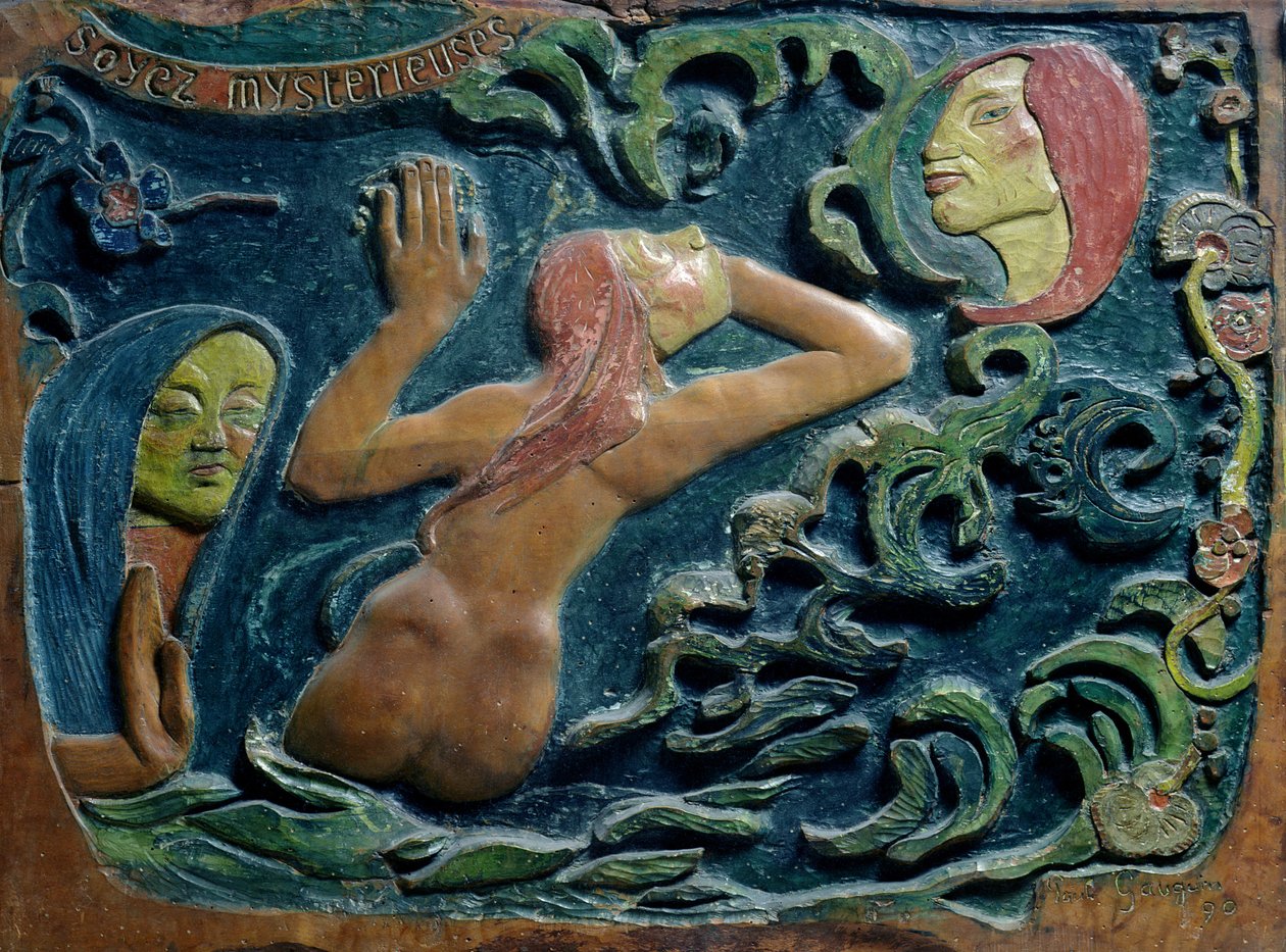 Seja Misterioso, 1890 (madeira) de Paul Gauguin