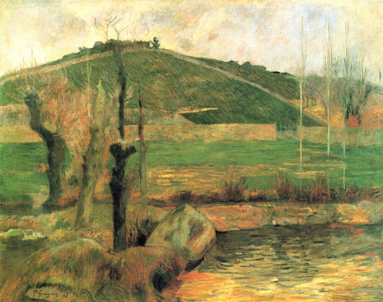Vista da Sainte-Marguerite nas proximidades de Pont-Aven de Paul Gauguin