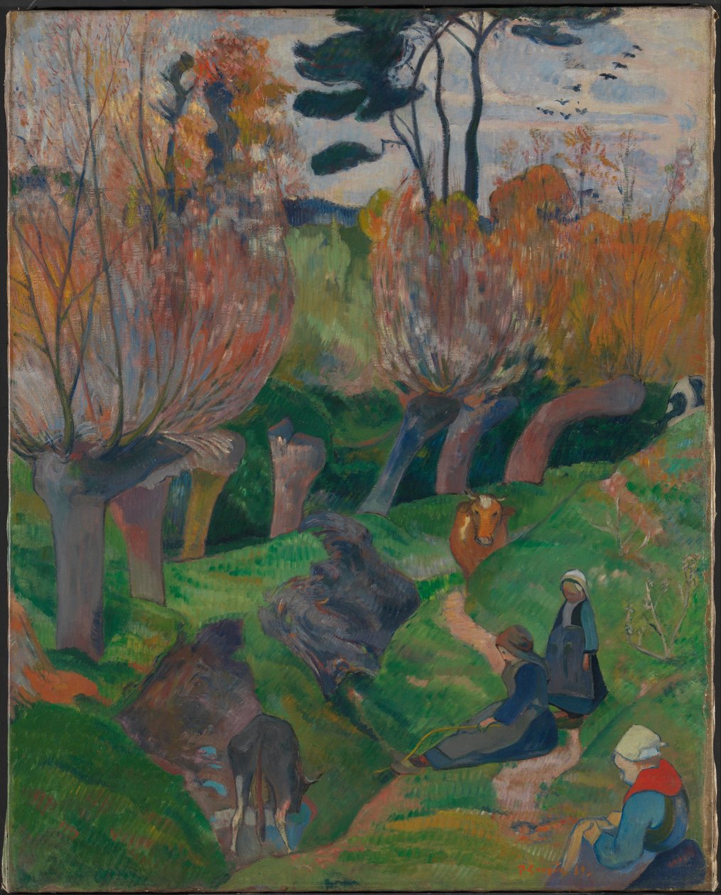 Paisagem bretã, 1889 de Paul Gauguin