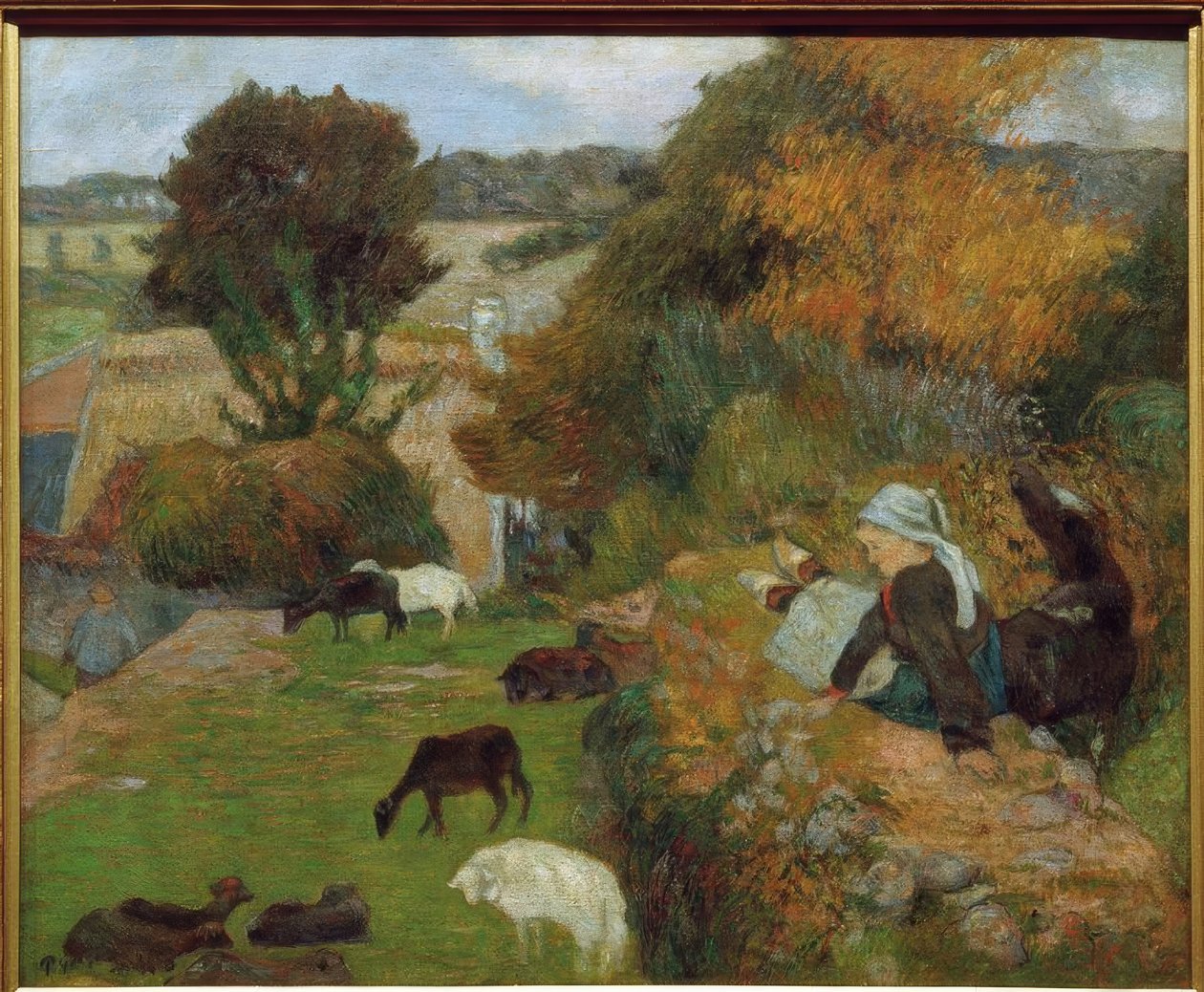 Pastora bretã de Paul Gauguin
