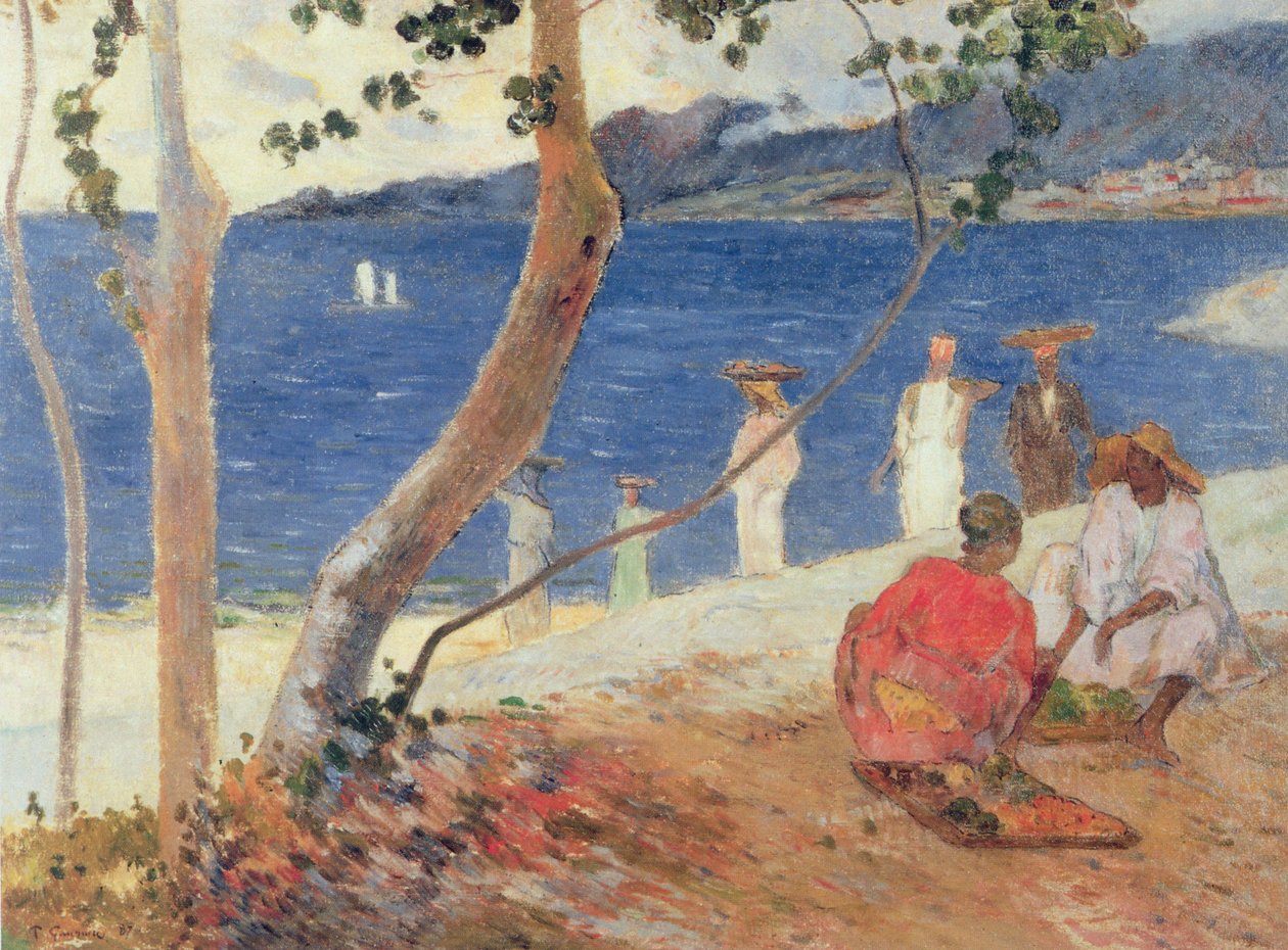 À beira-mar, 1887 de Paul Gauguin