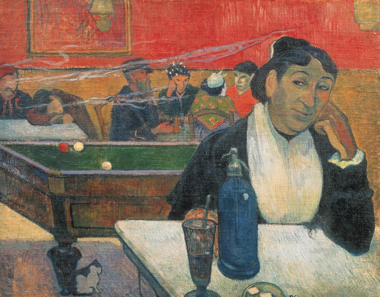 Cafe em Arles, 1888 de Paul Gauguin